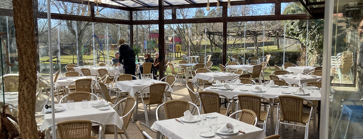 Terraza acristalada